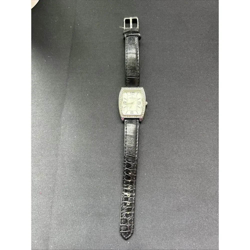 Anne Klein Silver Tone Pearlized Dial Women’s Quartz Watch